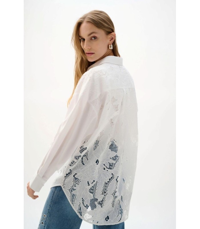 Blusa Algodón Bordada Joseph Ribkoff Mujer