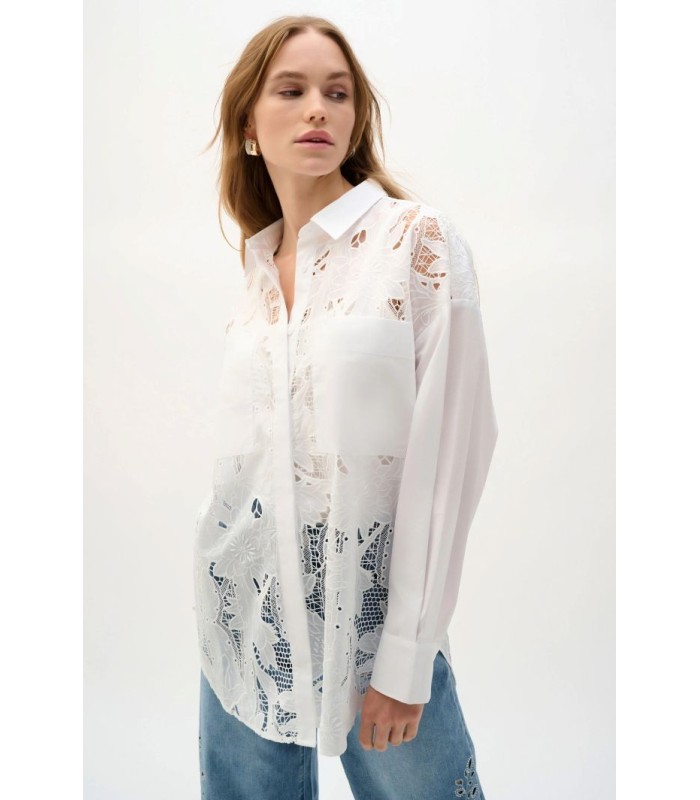 Blusa Algodón Bordada Joseph Ribkoff Mujer