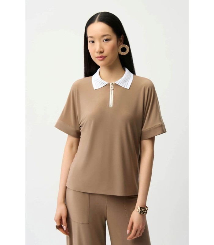 Top Punto Camel Joseph Ribkoff Mujer