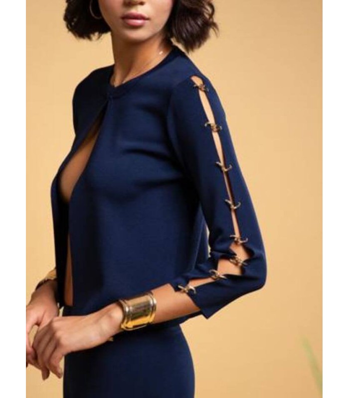 Chaqueta Punto Abierta Laftylie Mujer