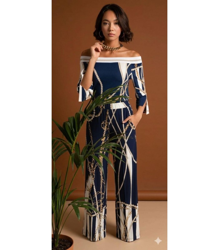 Pantalón Estampado Cadenas Lafty Lie Mujer