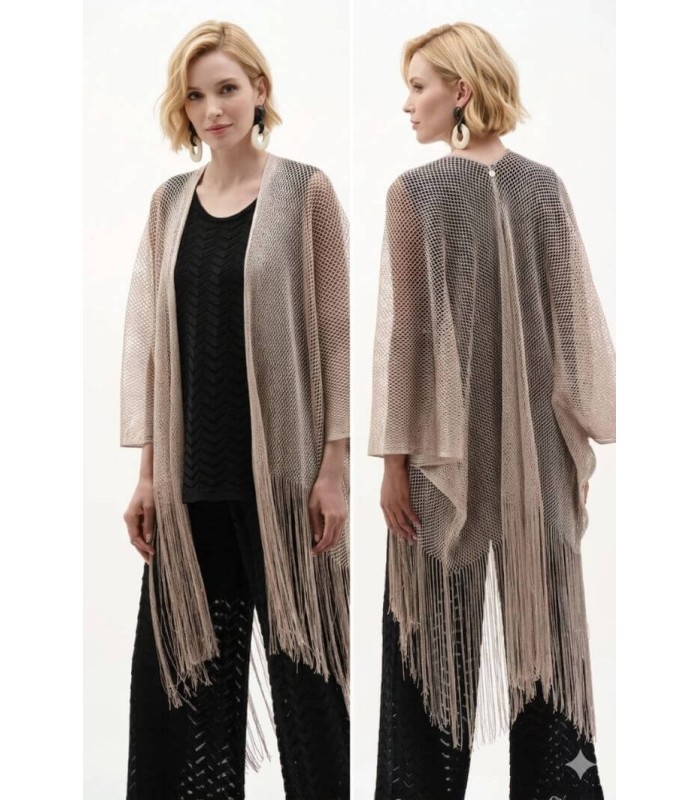 Capa Calada Beige Joseph Ribkoff Mujer