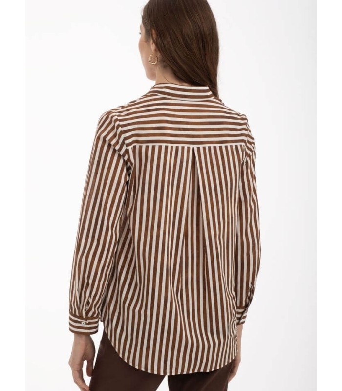 Camisa Rayas Estampada Anna Mora Mujer