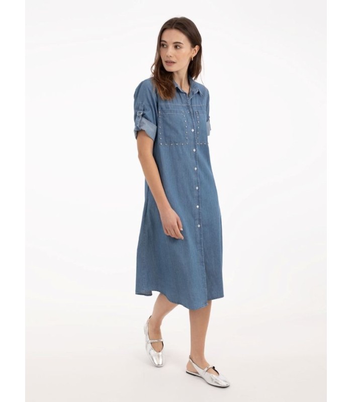 Vestido Vaquero Camisero Anna Mora Mujer