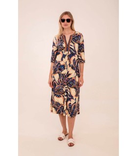 Vestido Patchwork Punto Anna Mora Mujer