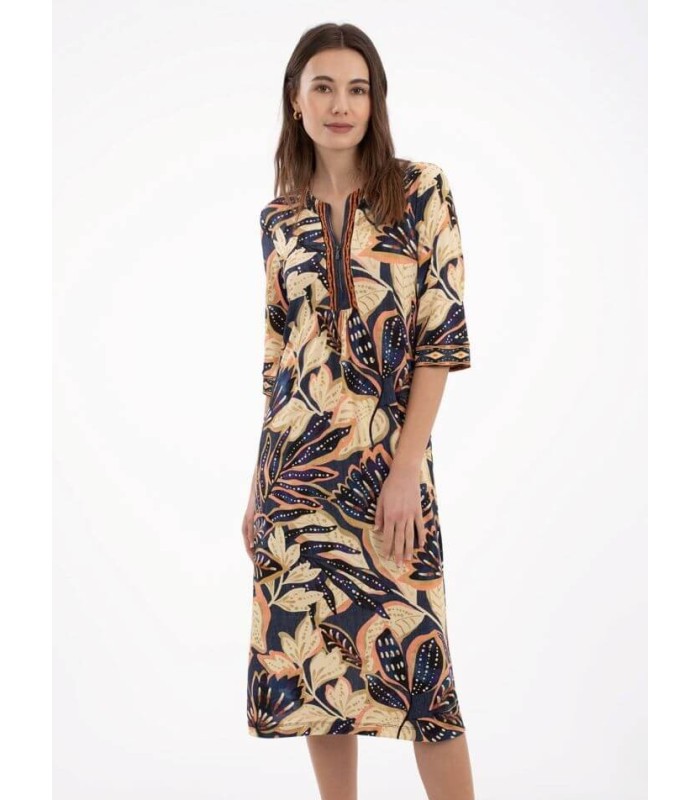 Vestido Patchwork Punto Anna Mora Mujer