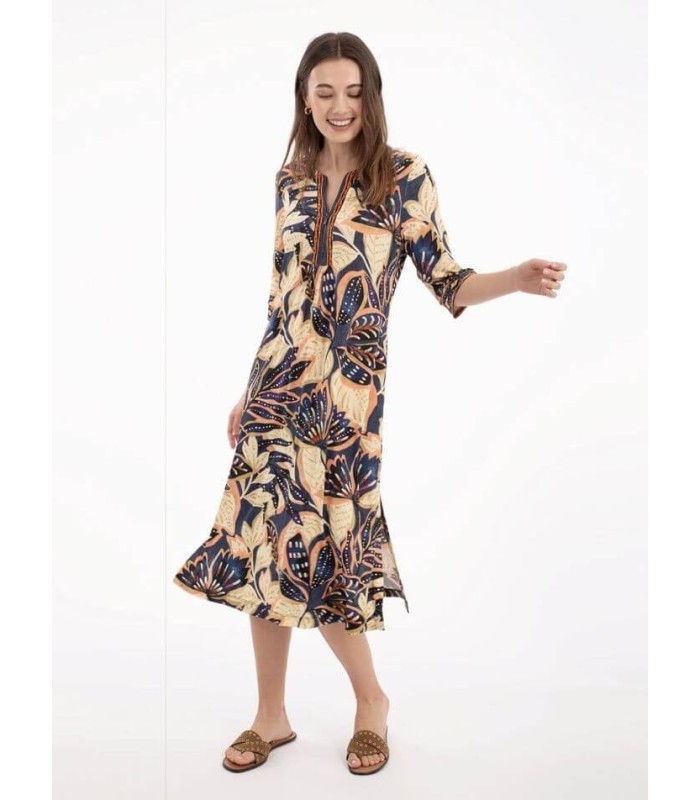 Vestido Patchwork Punto Anna Mora Mujer