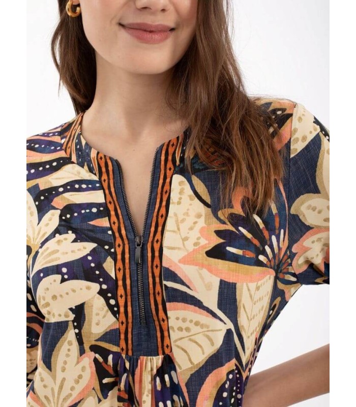 Vestido Patchwork Punto Anna Mora Mujer