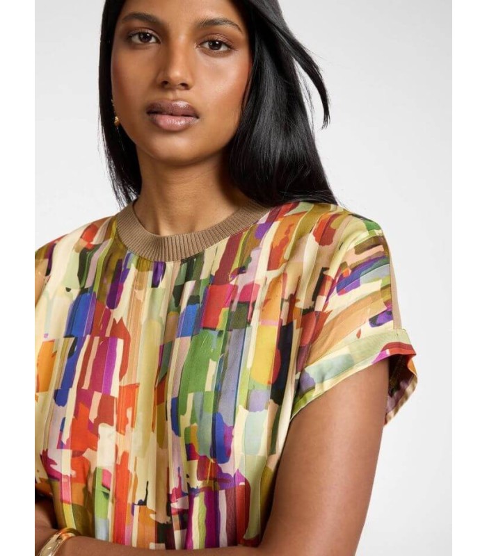 Camiseta Estampado Multicolor Elena Miro Mujer