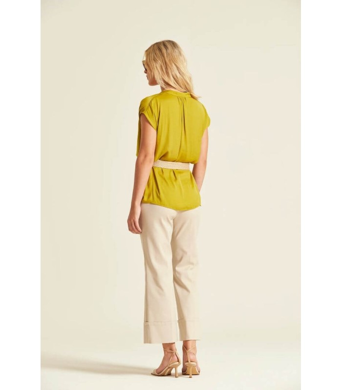 Pantalón Algodón Marino Oky Mujer