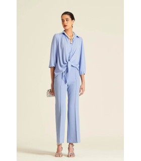 Blusa Básica Blanca Oky Mujer