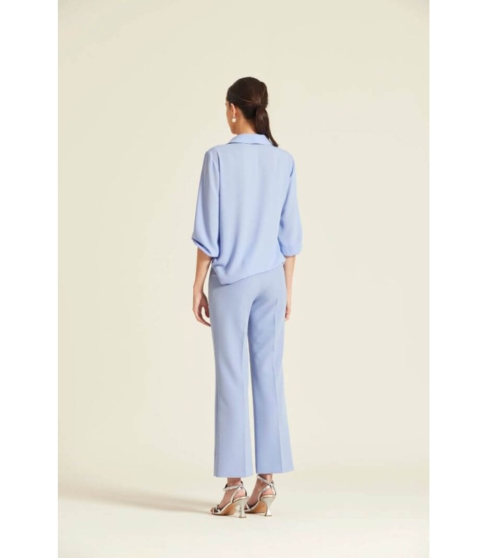 Blusa Básica Blanca Oky Mujer