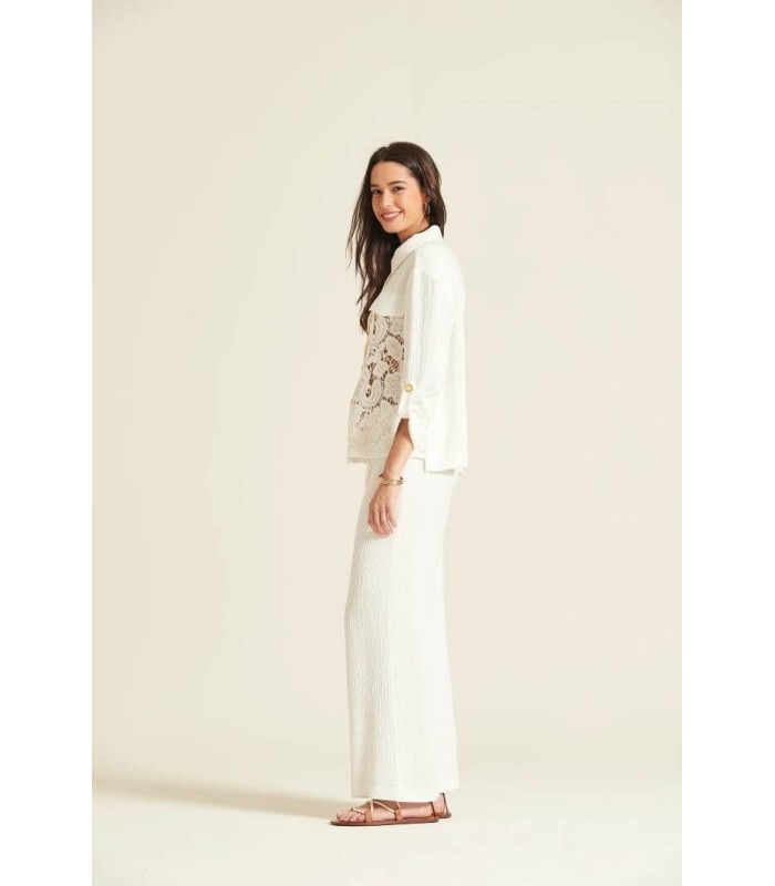 Pantalón Bambula Crudo Oky Mujer