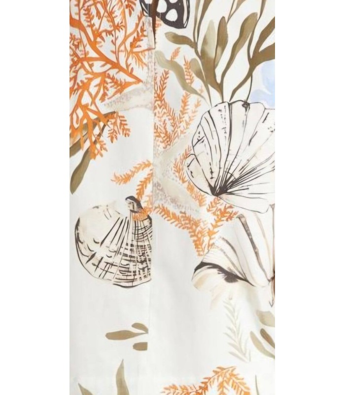 Vestido Camisero Estampado Marella Mujer