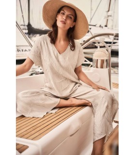 Top Raso Plisado Joseph Ribkoff Mujer