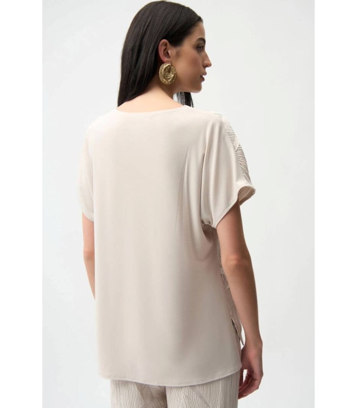 Top Raso Plisado Joseph Ribkoff Mujer