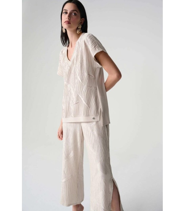 Top Raso Plisado Joseph Ribkoff Mujer