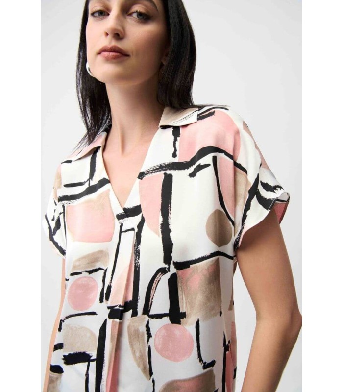 Top Raso Estampado Joseph Ribkoff Mujer