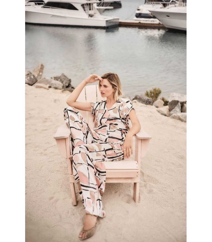 Top Raso Estampado Joseph Ribkoff Mujer