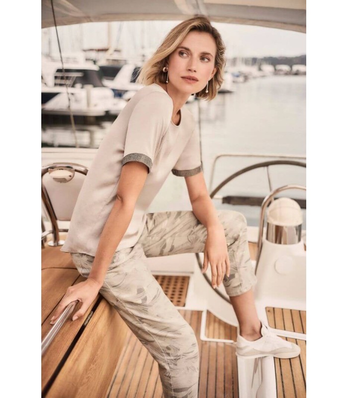 Top Raso Pedrería Joseph Ribkoff Mujer