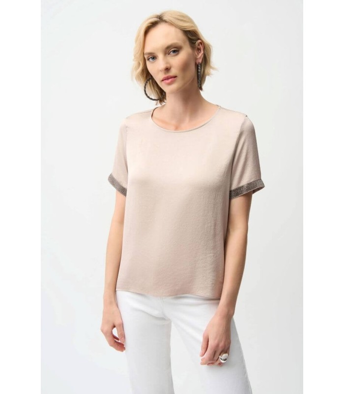 Top Raso Pedrería Joseph Ribkoff Mujer