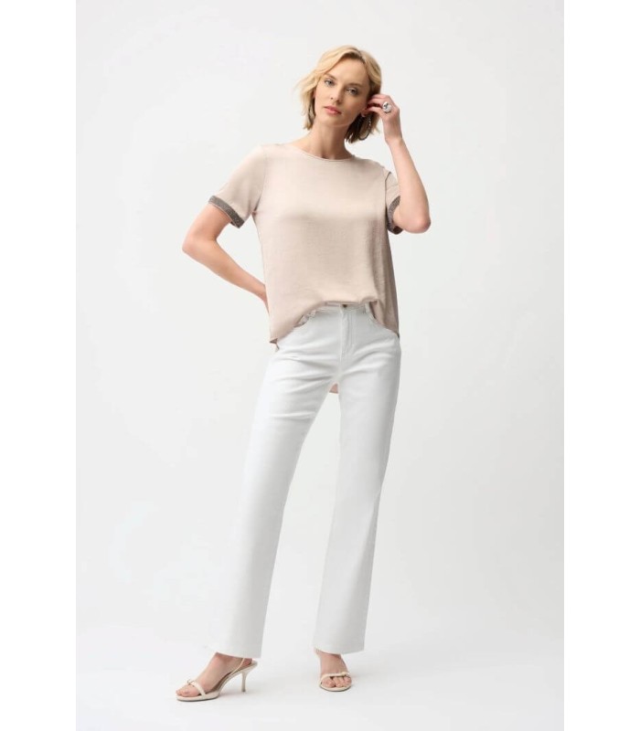 Top Raso Pedrería Joseph Ribkoff Mujer