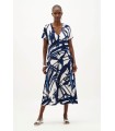 Vestido Abstracto Azules Joseph Ribkoff Mujer