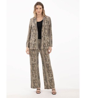Pantalón Paisley Punto Anna Mora Mujer