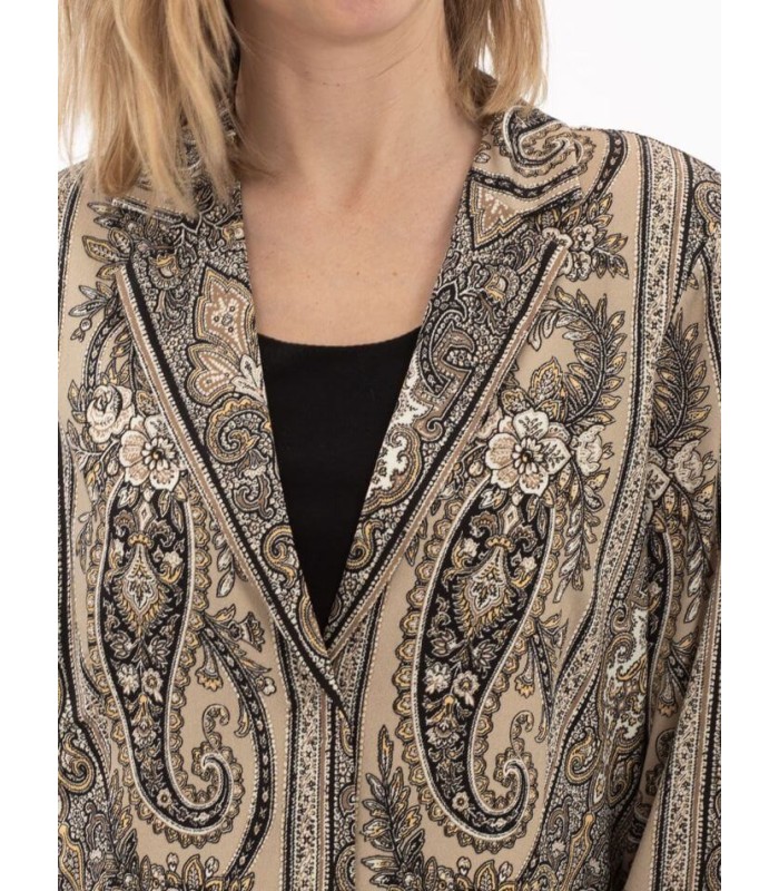 Blazer Estampado Paisley Anna Mora Mujer
