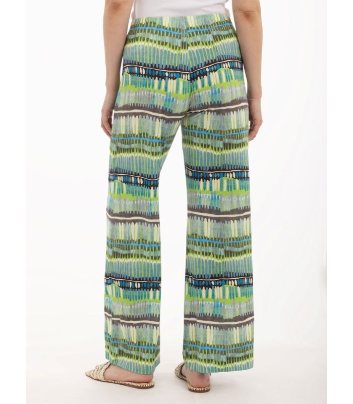 Pantalón Estampado Azules Anna Mora Mujer