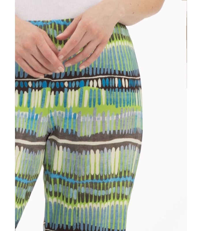 Pantalón Estampado Azules Anna Mora Mujer