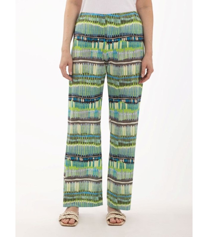 Pantalón Estampado Azules Anna Mora Mujer