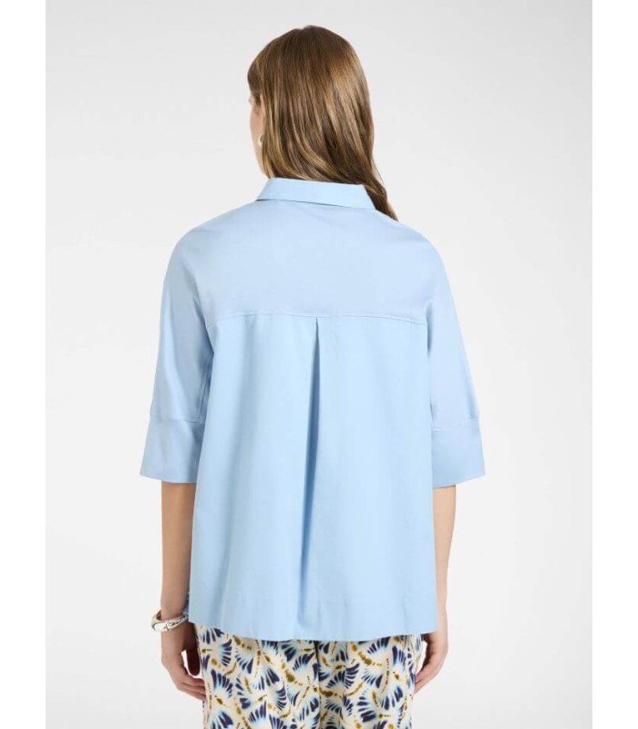 Blusa Boxy Celeste Elena Miro Mujer