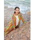 Vestido Largo Rayas Trovels Mujer