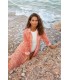 Vestido Largo Estampado Coral Trovels Mujer