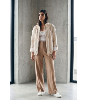 Chaqueta Técnica Beige Donjaz Mujer