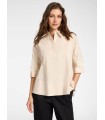 Blusa Boxy Crudo Elena Miro Mujer
