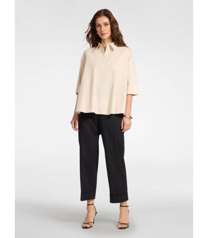 Blusa Boxy Crudo Elena Miro Mujer