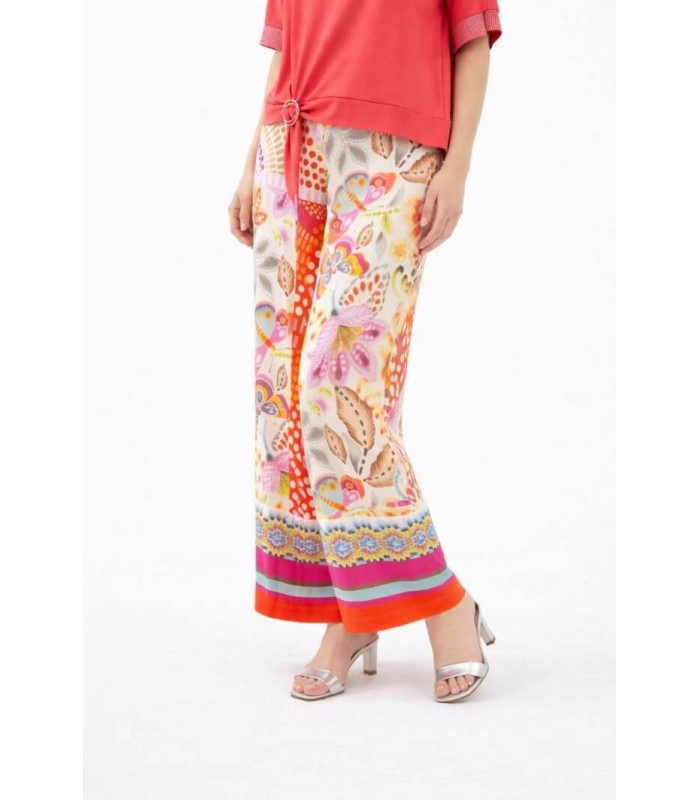 Pantalón Patch Rojo Anna Mora Mujer