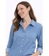 Camisa Tejana Azul Anna Mora Mujer