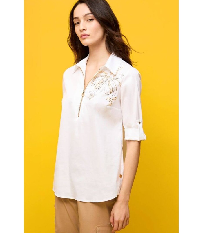 Camisa Detalle Tachuelas Civit Mujer