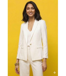 Chaqueta Básica Cruda Civit Mujer