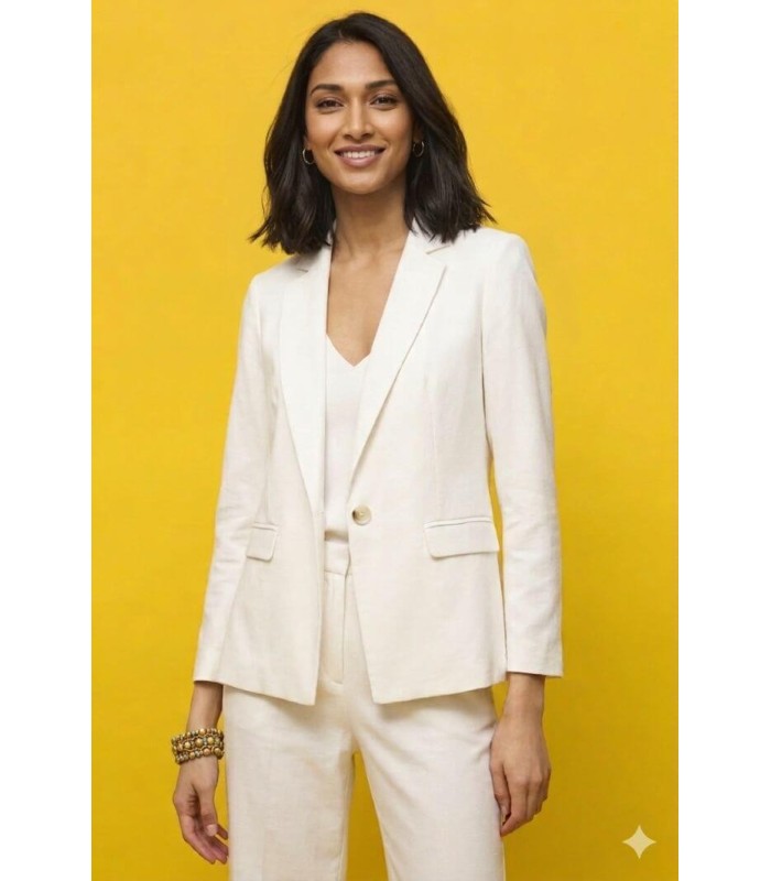 Chaqueta Básica Cruda Civit Mujer