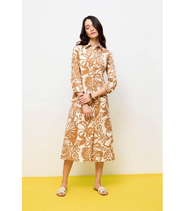 Vestido Camisero Estampado Civit Mujer