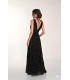 Vestido Largo Lunares Frank Lyman Mujer