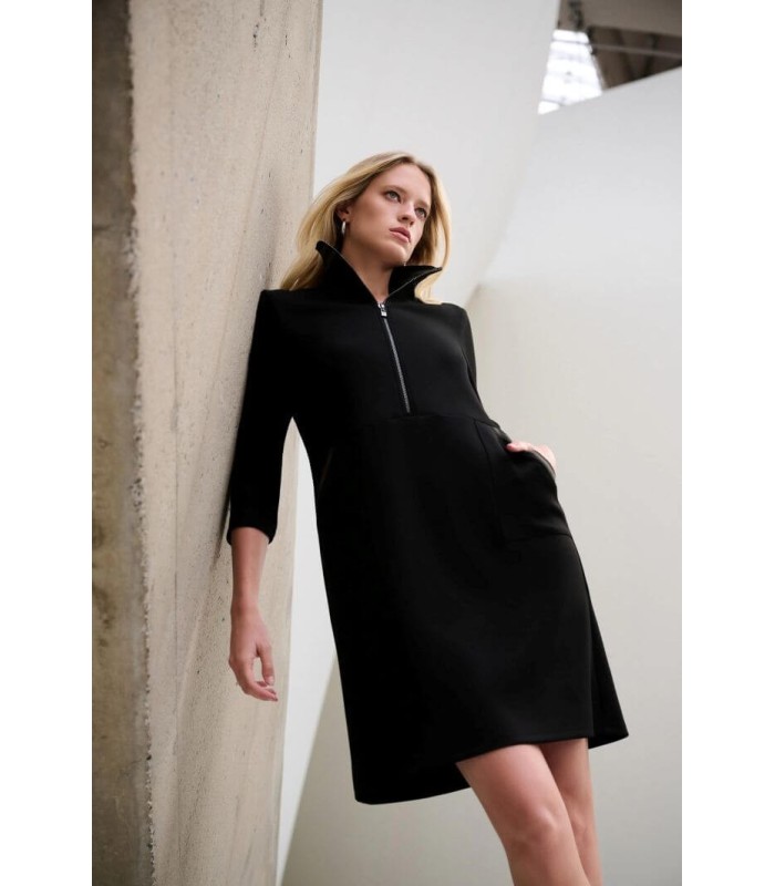 Vestido Negro Punto Joseph Ribkoff Mujer