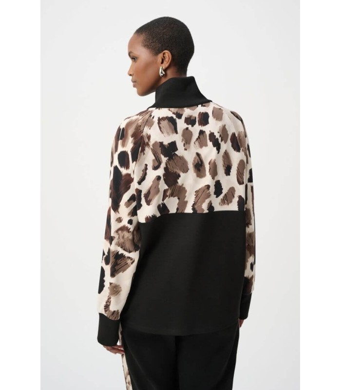 Top Scuba Animal Print Joseph Ribkoff Mujer