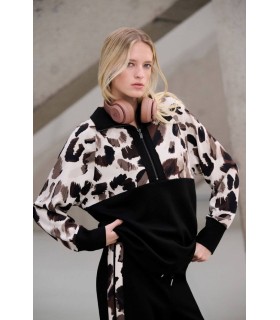 Top Scuba Animal Print Joseph Ribkoff Mujer