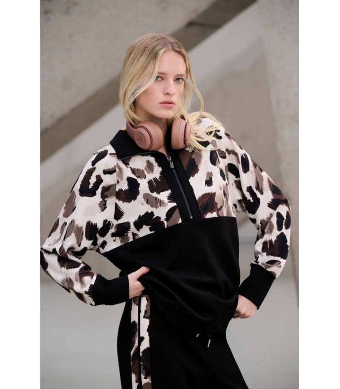 Top Scuba Animal Print Joseph Ribkoff Mujer