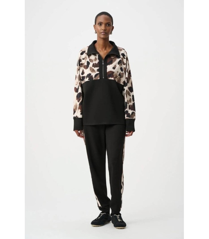 Top Scuba Animal Print Joseph Ribkoff Mujer